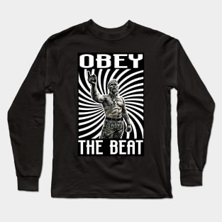 OG TECHNO VIKING - Obey The Beat Long Sleeve T-Shirt